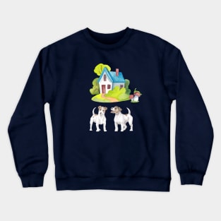 Jack Russell Terriers Home Crewneck Sweatshirt